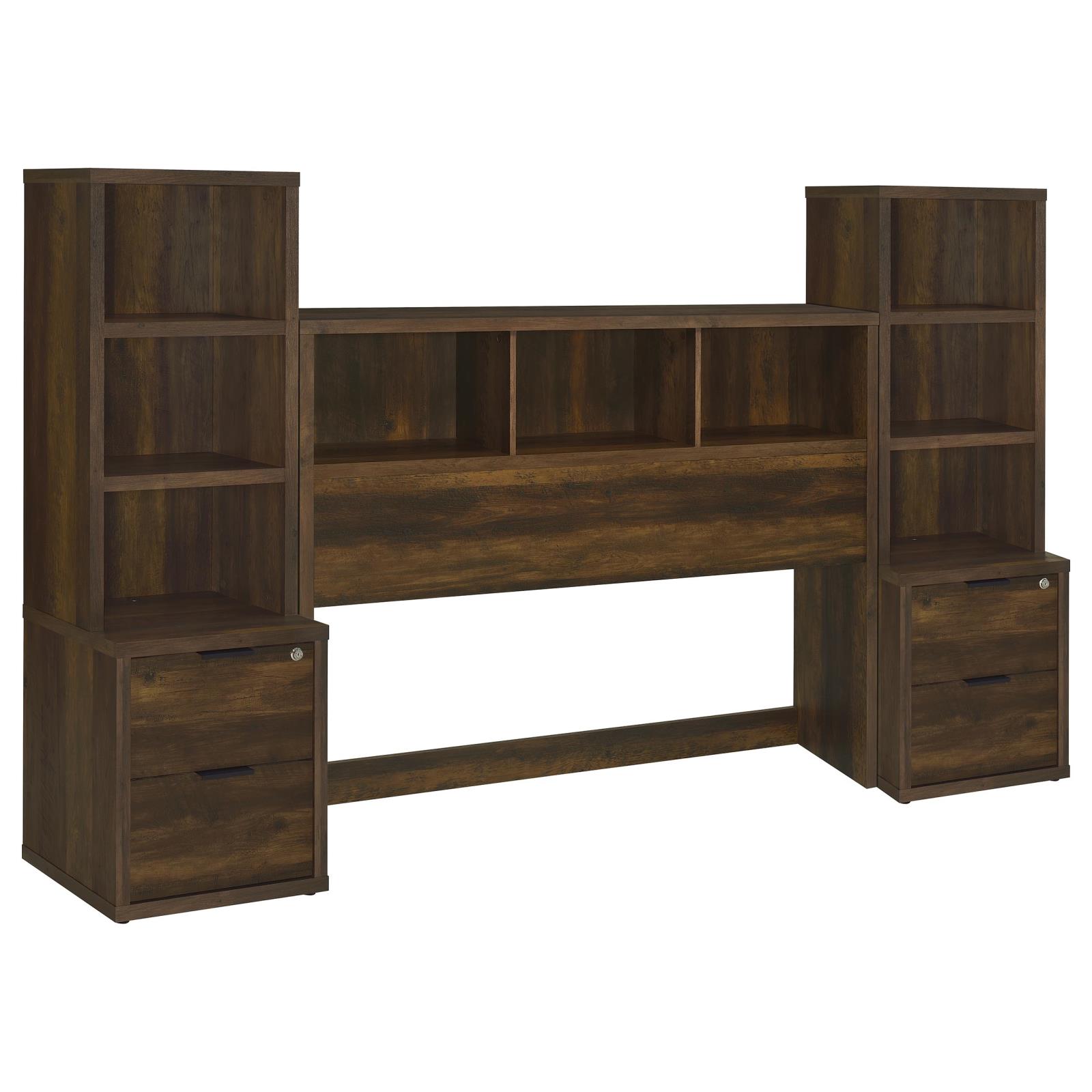 Westpark 3-piece Queen Bedroom Set Bookcase Headboard Pine - Image 2
