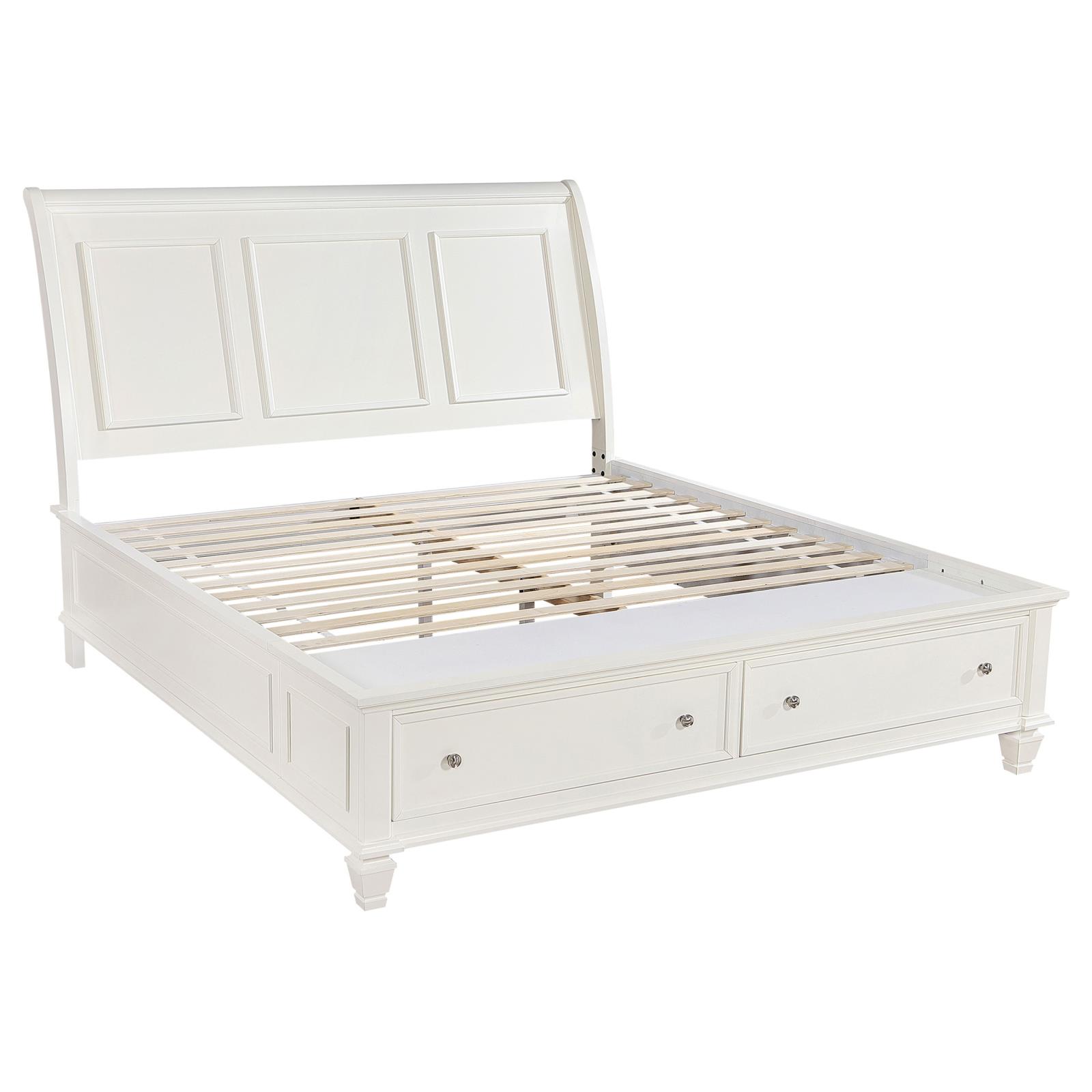 Sandy Beach Bedroom Set Cream White - Image 3