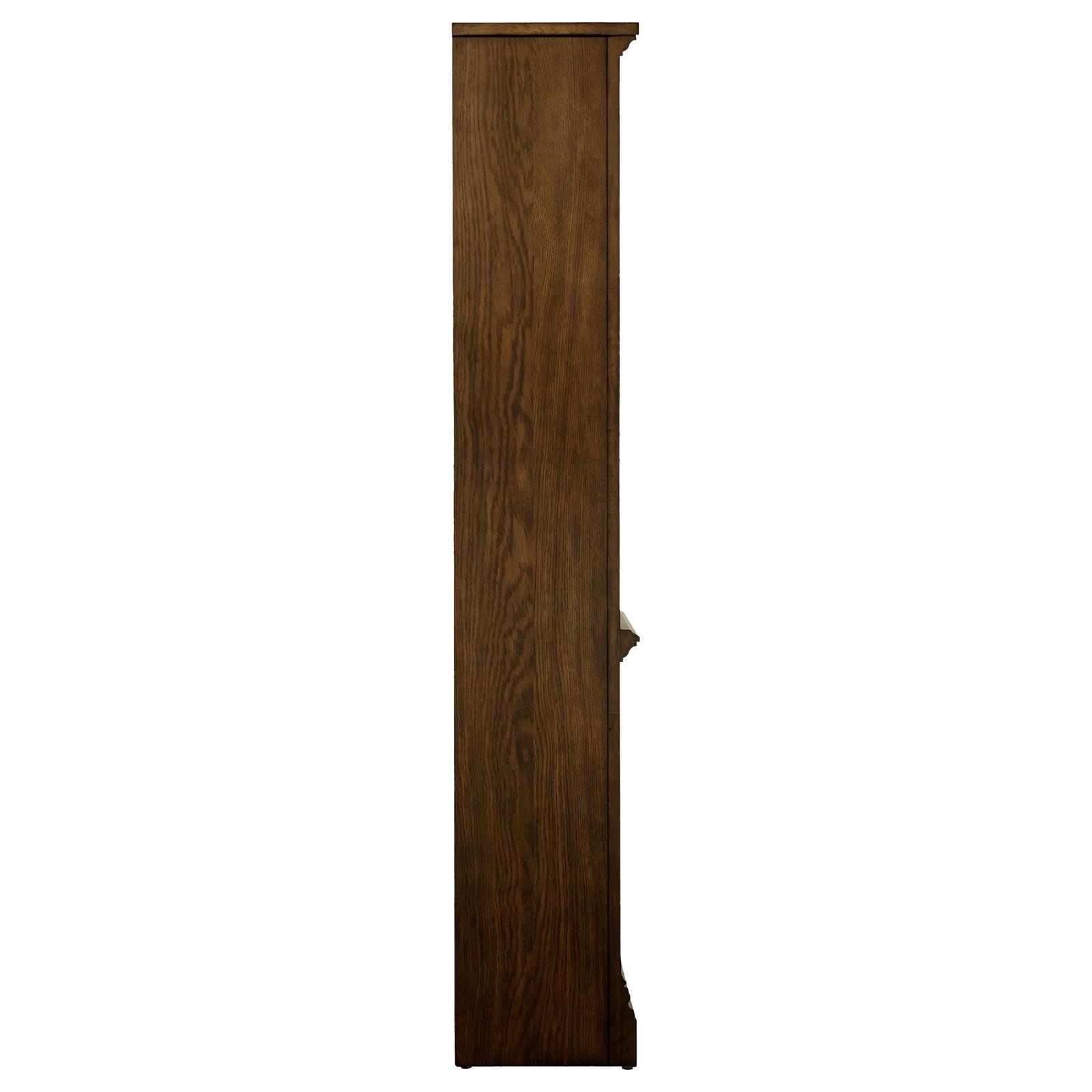 Hartshill 78-inch 4-shelf Bookcase Burnished Oak - Image 7