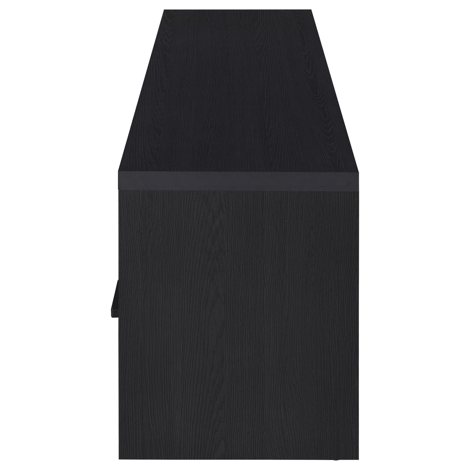 Murray 70-inch 2-door TV Stand Media Console Black - Image 6