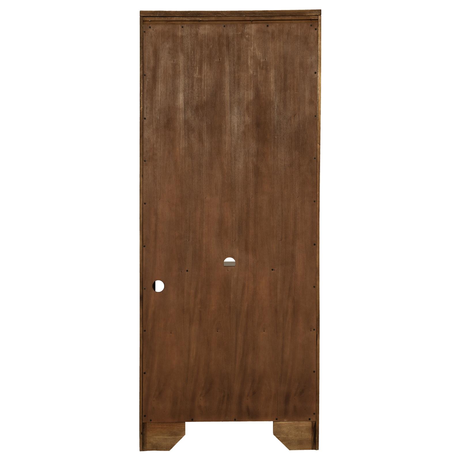 Hartshill 78-inch 4-shelf Bookcase Burnished Oak - Image 6