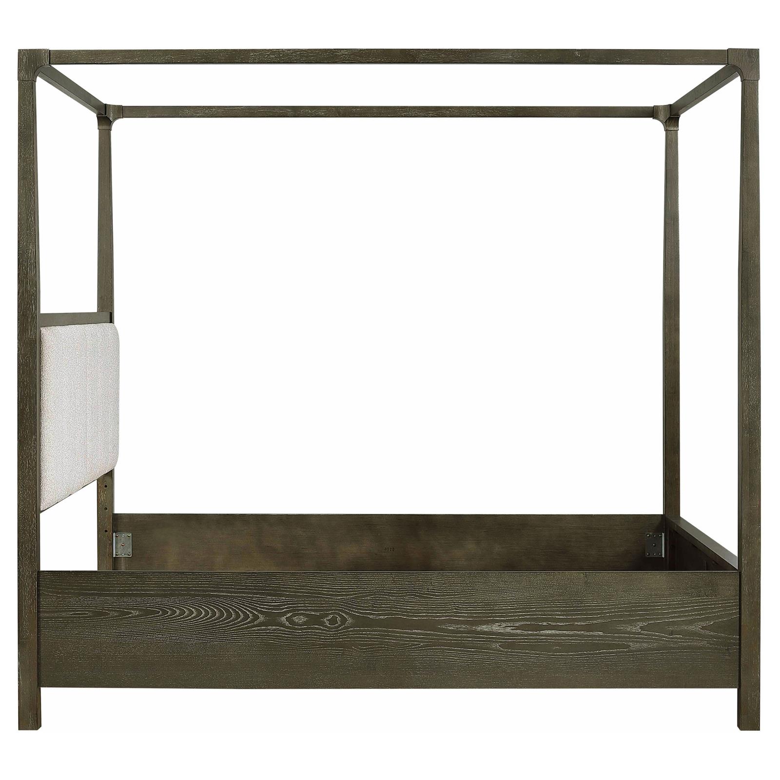 Gran Park Queen Canopy Bed Dark Cocoa - Image 6