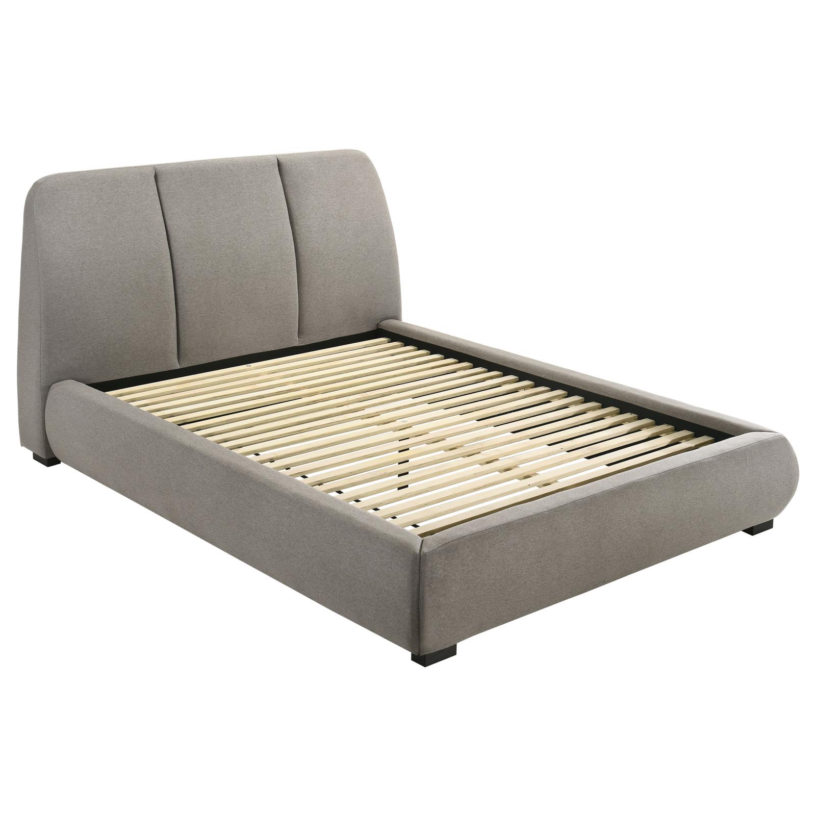Mokena 46-inch Upholstered Queen Platform Bed