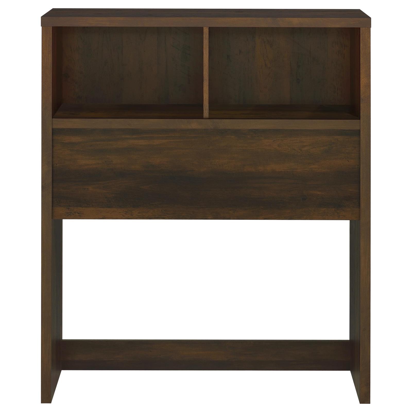 Westpark 49-inch Twin Bookcase Headboard Dark Pine - Image 3
