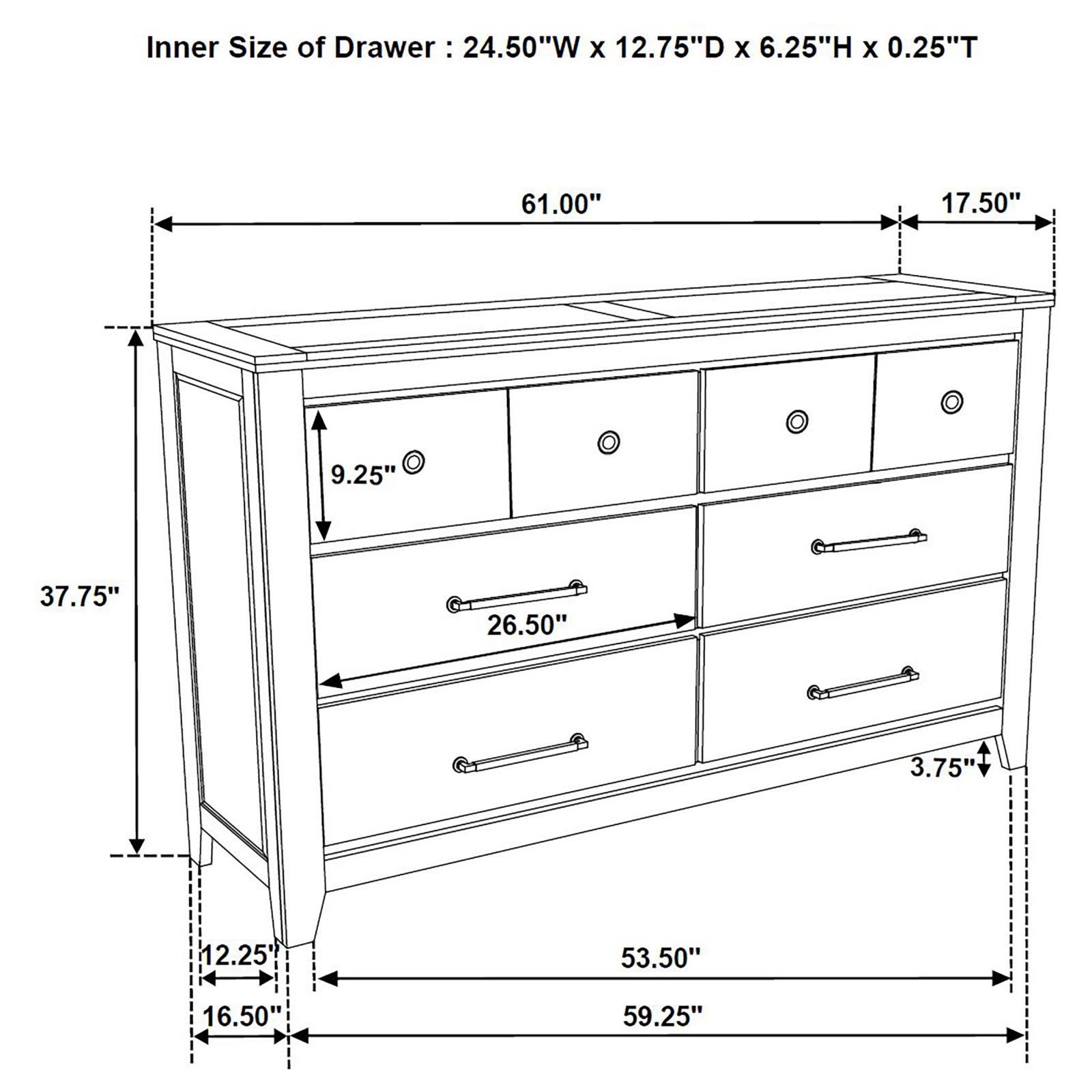 Hazlewood Bedroom Set Vineyard Oak - Image 17