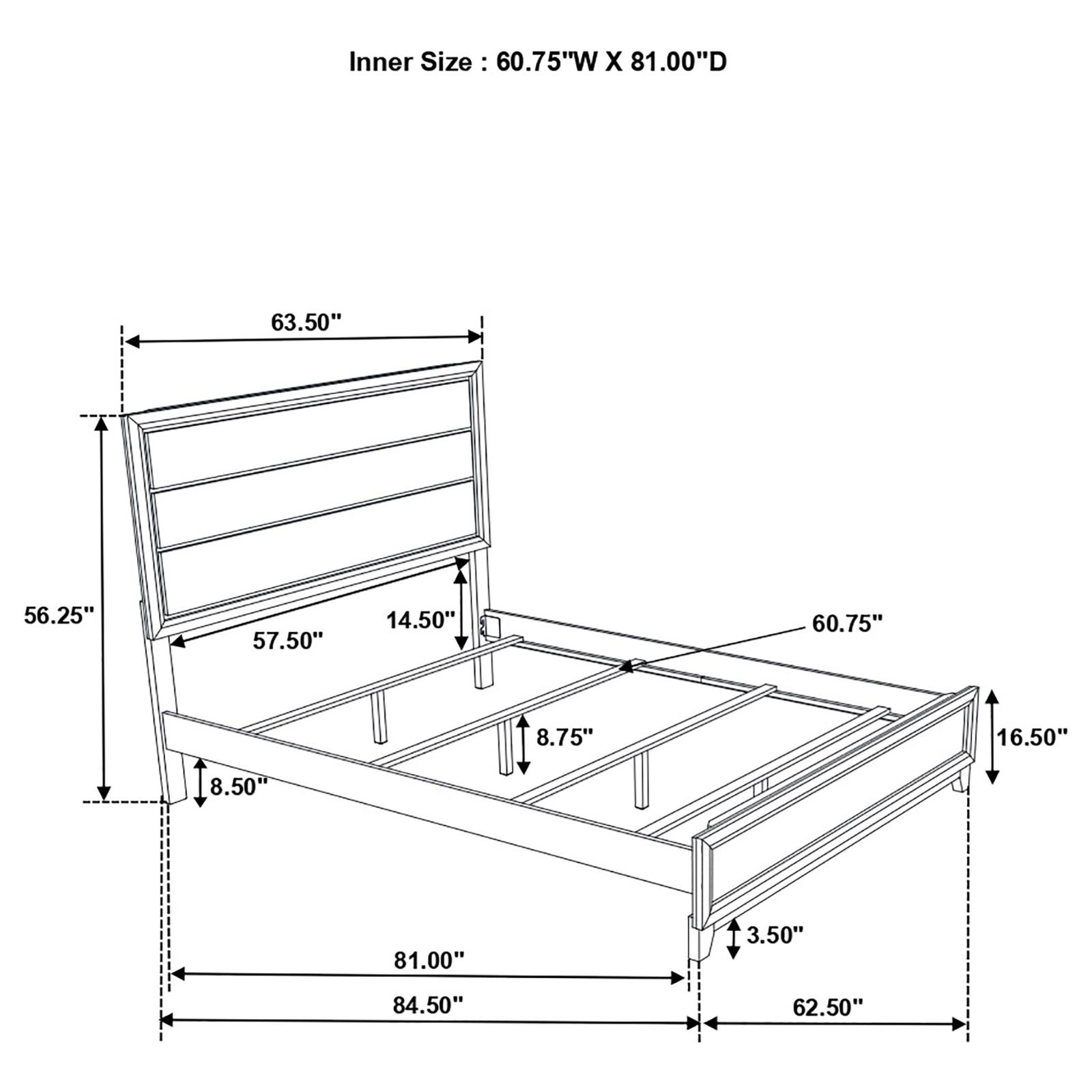 Valen Wood Queen Panel Bed Light Taupe - Image 9