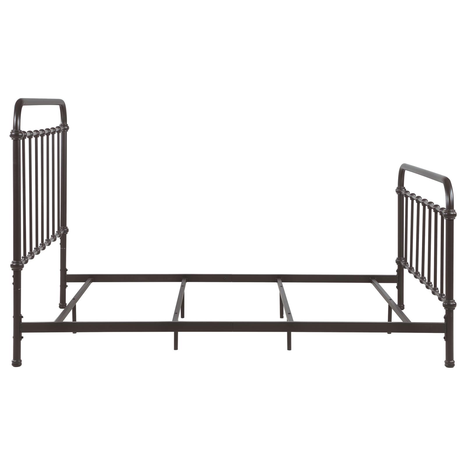 Livingston Metal Queen Open Frame Bed Dark Bronze - Image 9