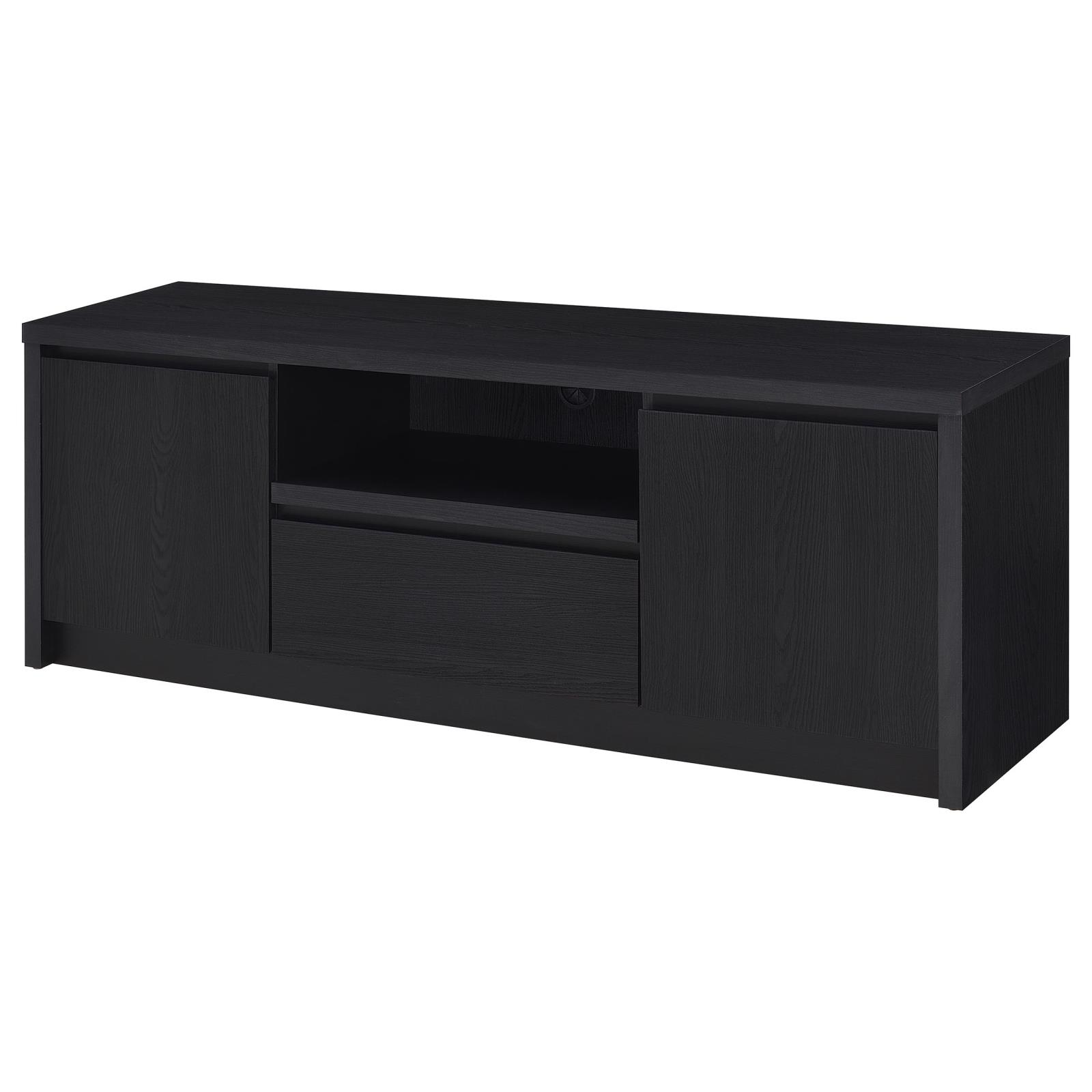Winfield 60-inch 2-door TV Stand Media Console Black - Image 5