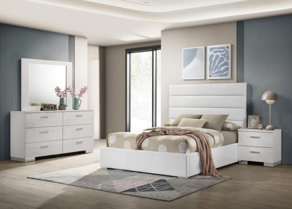 Felicity Bedroom Set White High Gloss
