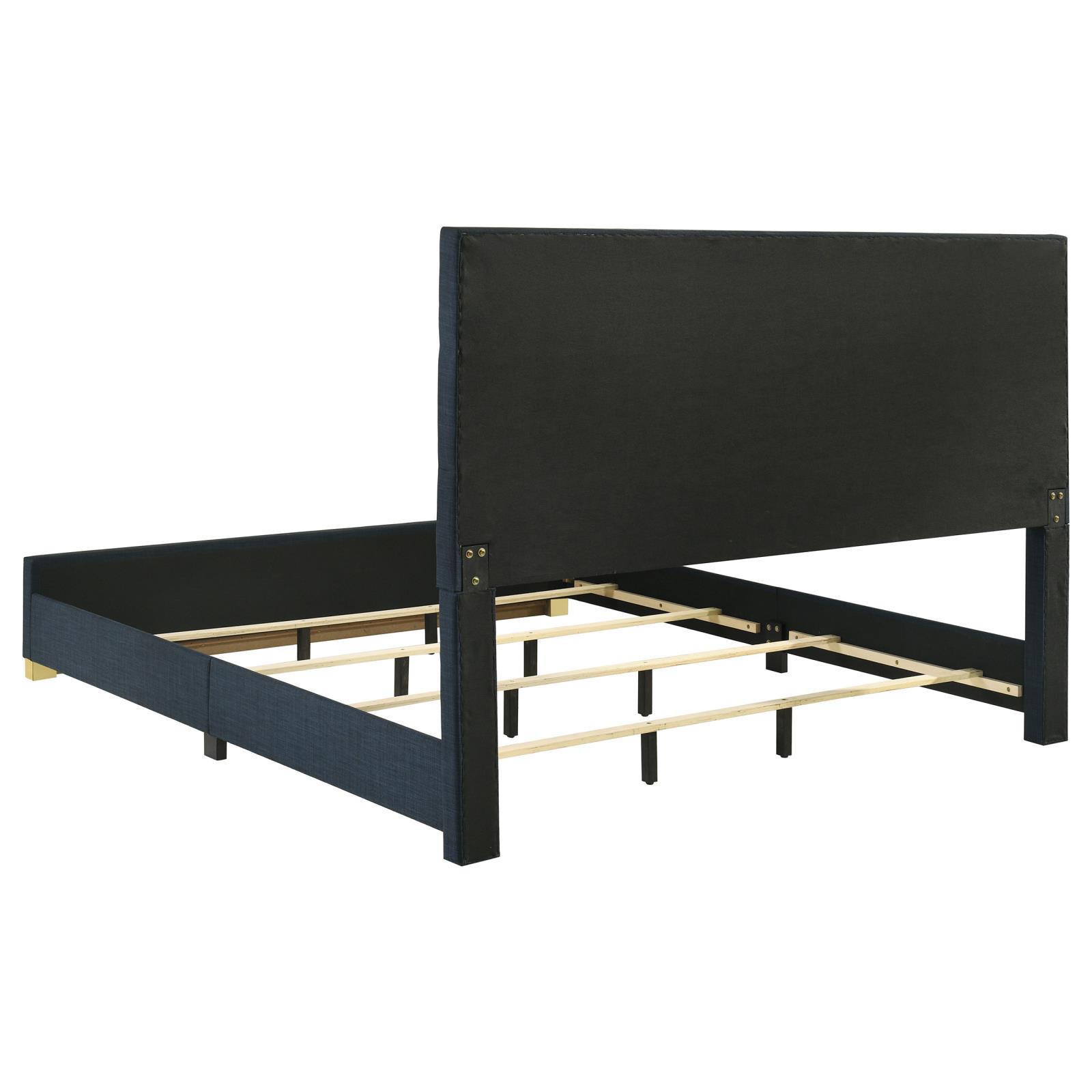 Ines 56-inch Fabric Upholstered Eastern King Panel Bed - Image 15