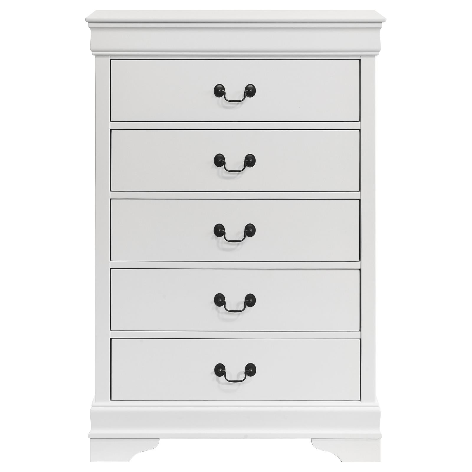 Louis Philippe 5-drawer Bedroom Chest - Image 15