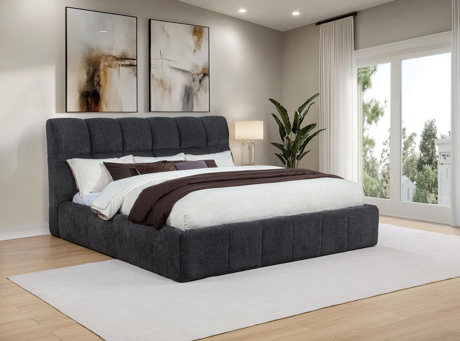 Nollet 48-inch Upholstered Eastern King Platform Bed - Image 11