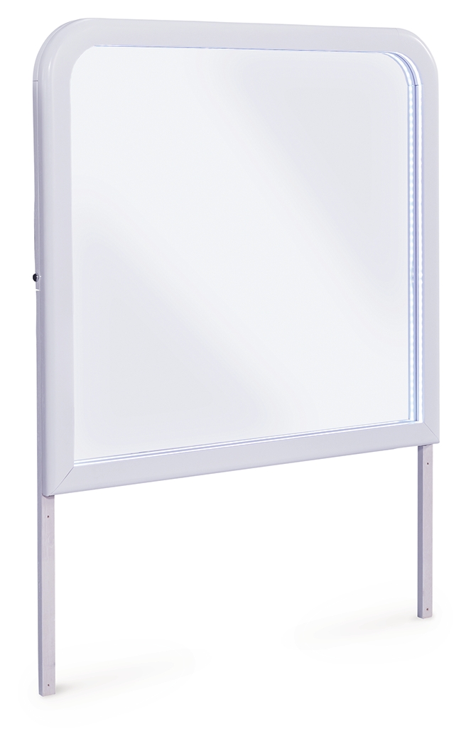Jarlee - Bedroom Mirror - White