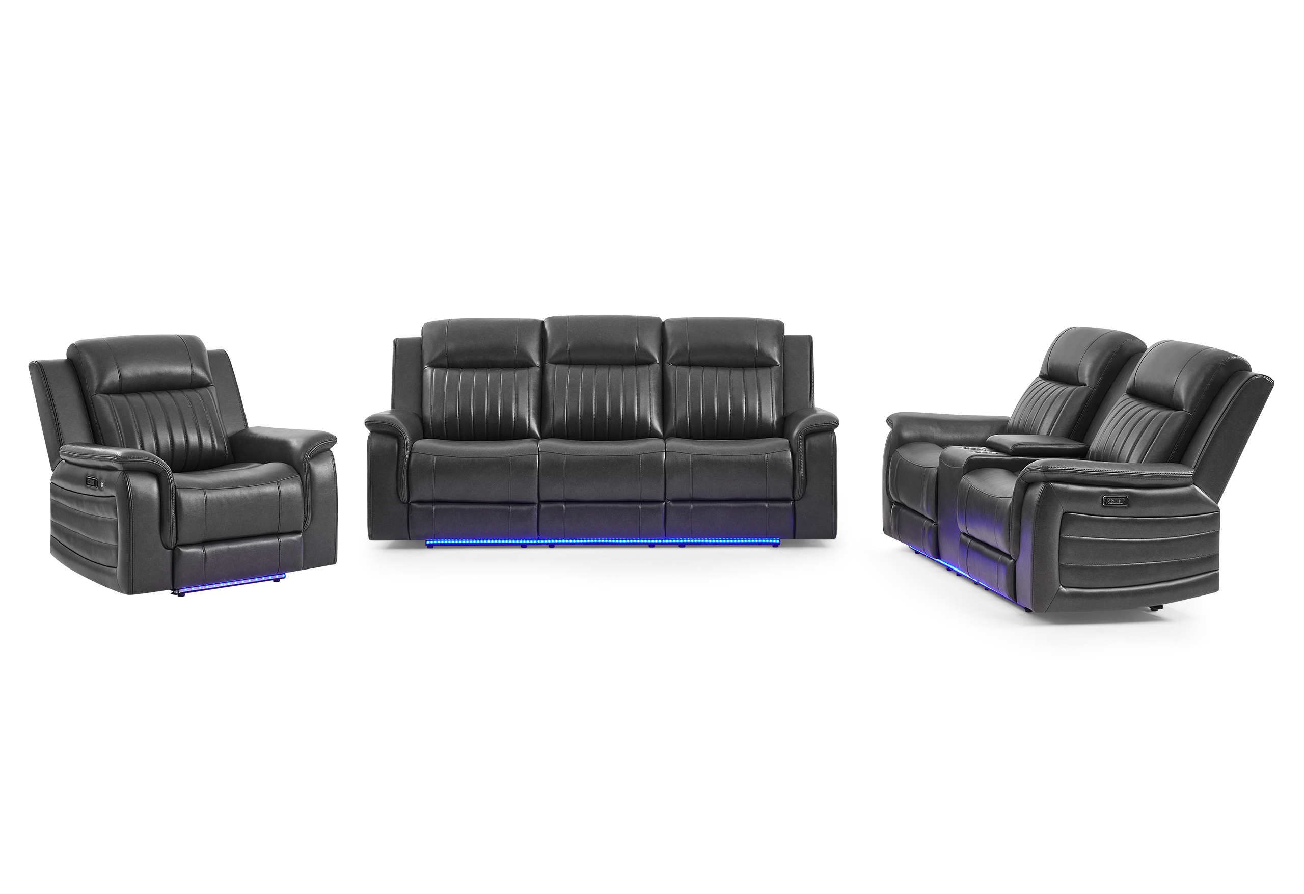 U8879 - Living Room Set - Charcoal - Image 12