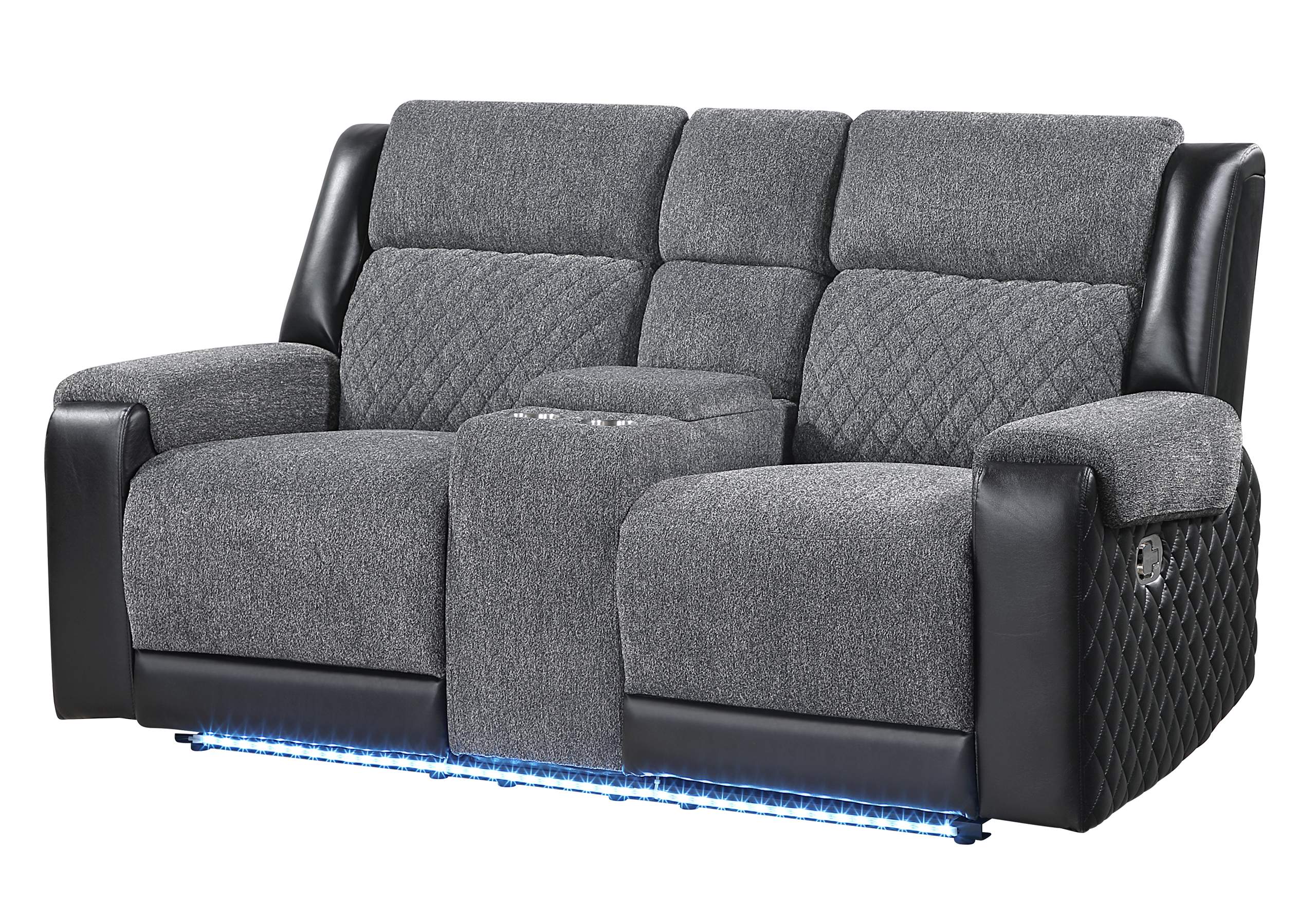 U5914 - Living Room Set - Gray / Black - Image 6