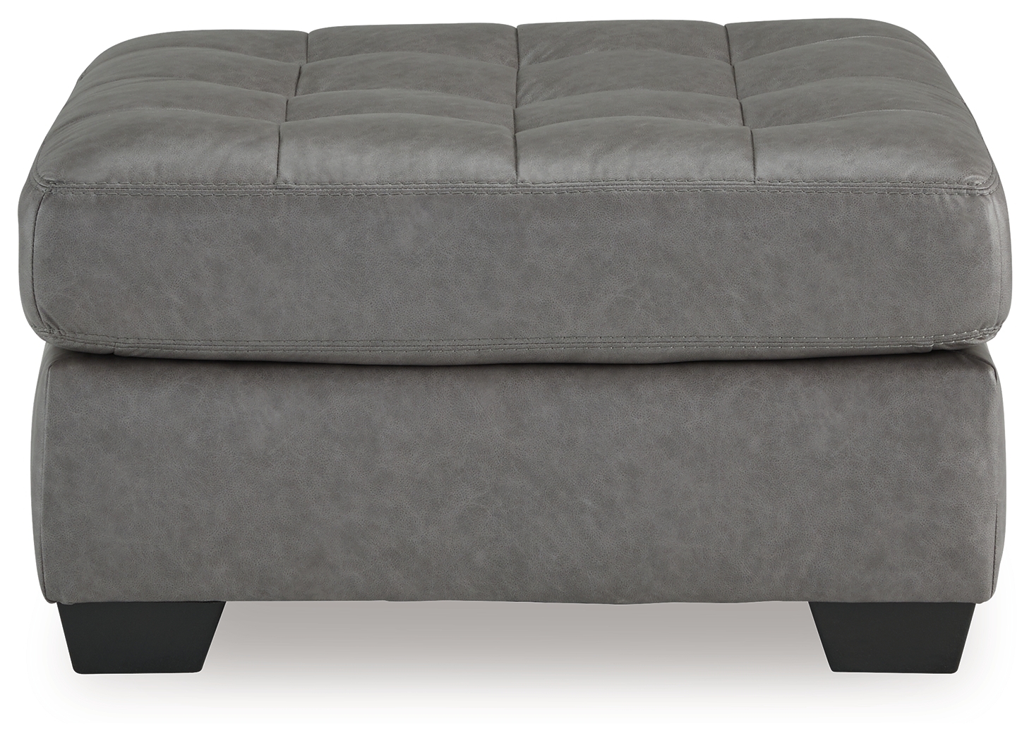 Clairette Court - Oversized Accent Ottoman - Alloy - Image 3