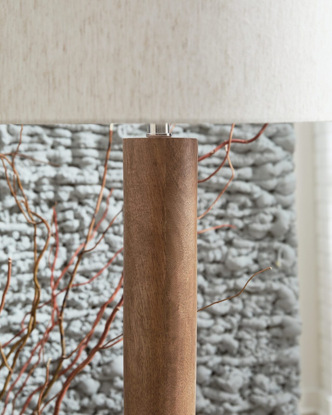 Ailsa - Wood Floor Lamp - Natural Brown - Image 3