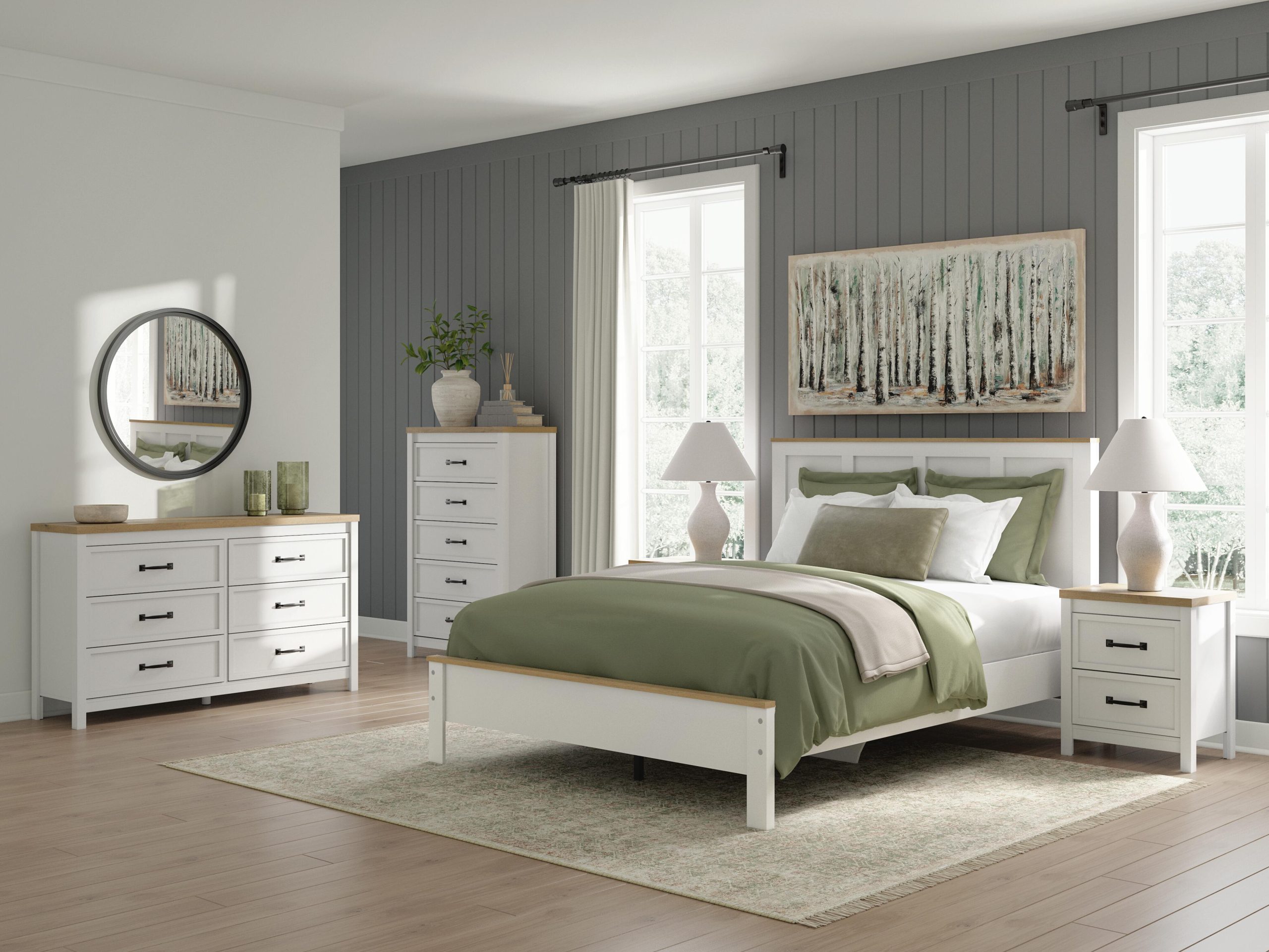 Kerisden - Panel Complete Bed Frame - Image 12