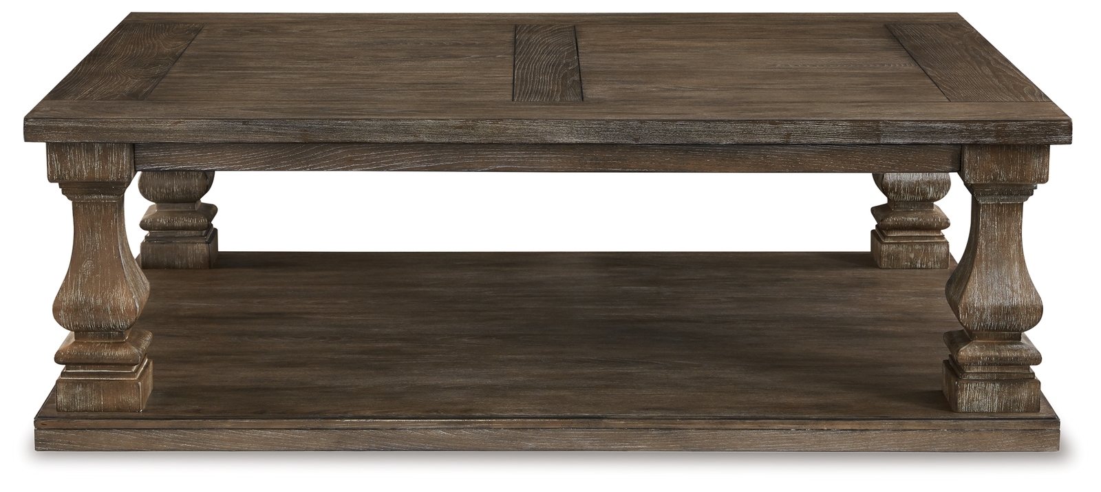 Johnelle - Rectangular Cocktail Table - Gray - Image 3
