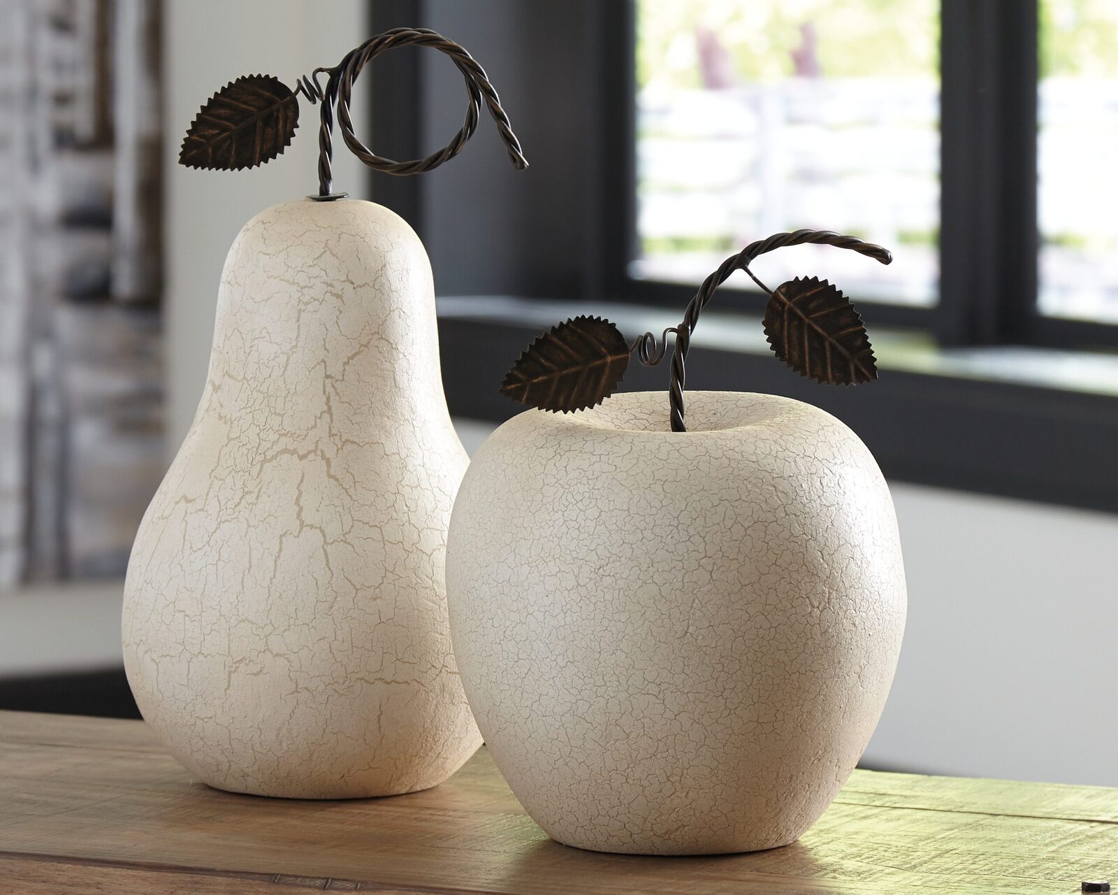 Bidelia - Sculpture Set (Set of 2) - Antique White - Image 2