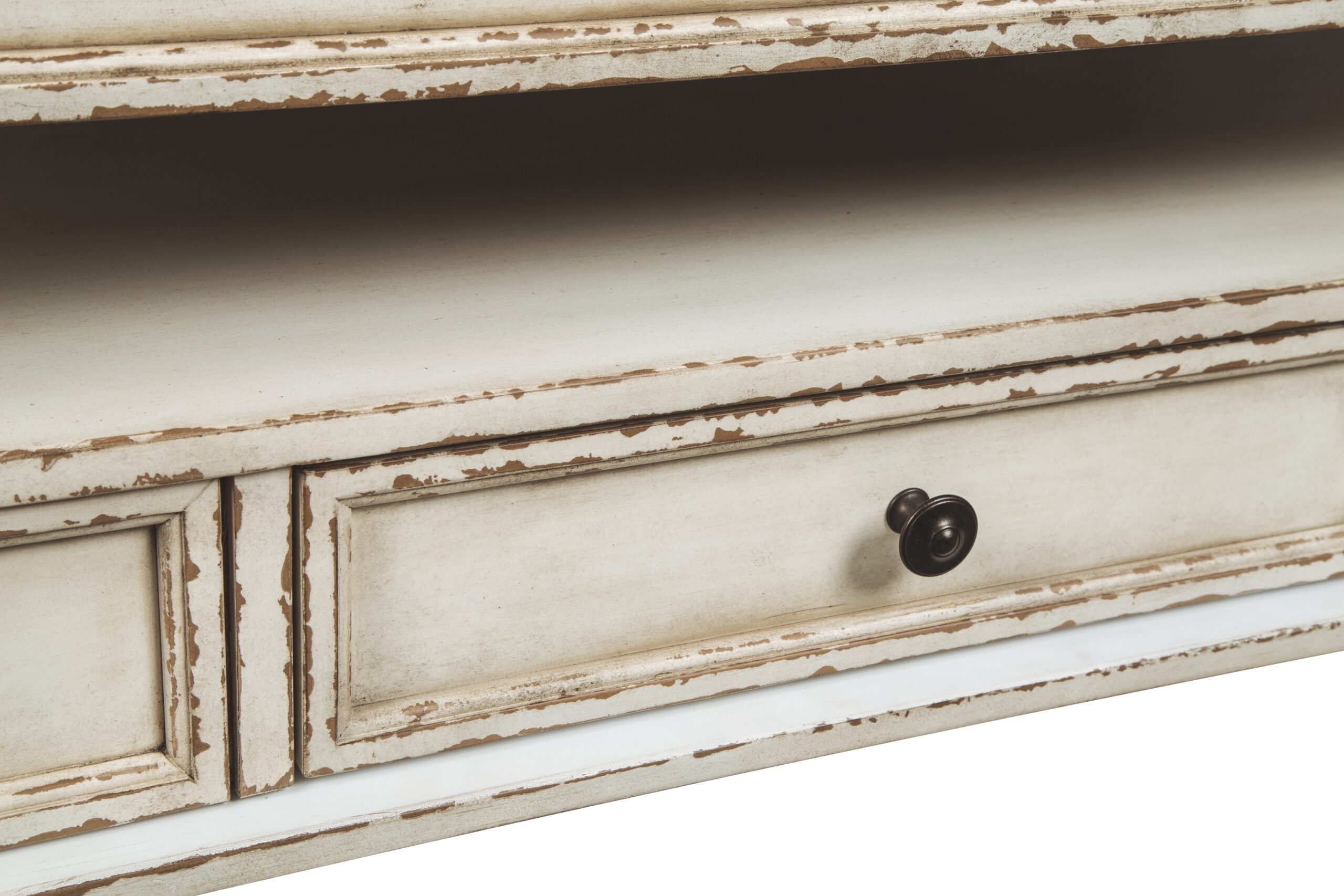 Realyn - Lift Top Cocktail Table - White / Brown - Image 10