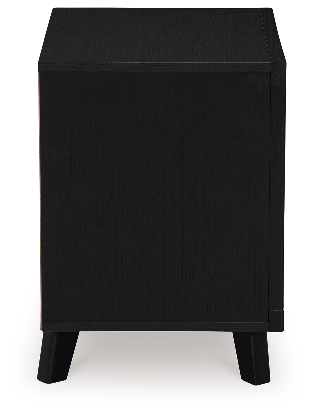 Danziar - Two Drawer Night Stand - Black - Image 5