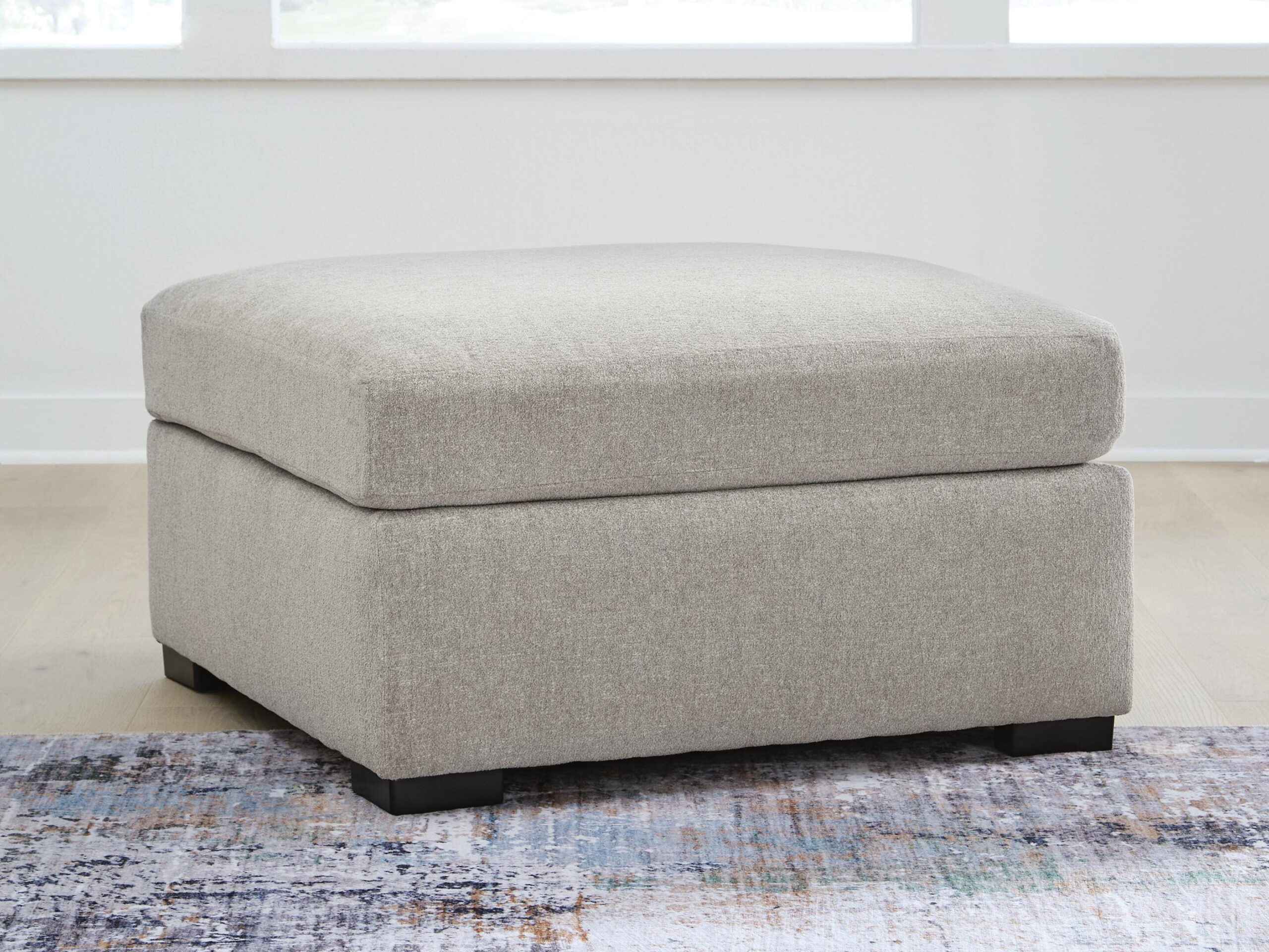ModMax Luxe - Oversized Accent Ottoman - Flint - Image 2