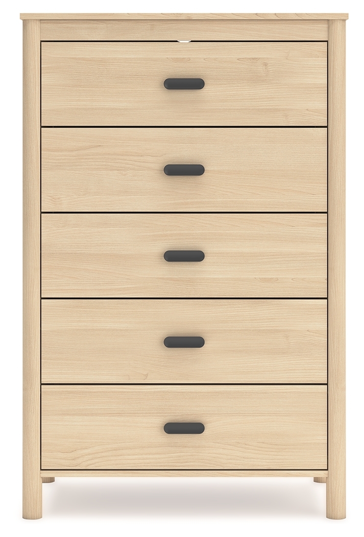 Cabinella - Five Drawer Chest - Tan - Image 5