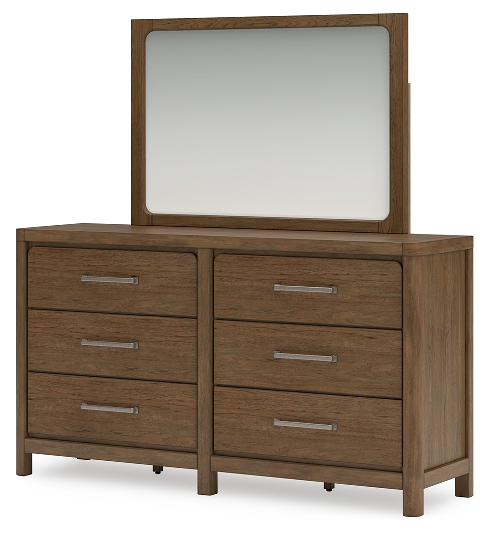 Cabalynn - Dresser And Mirror - Light Brown - Image 3