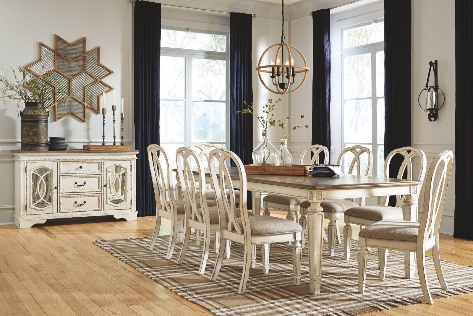 Realyn - Rectangular Dining Room Extension Table - Chipped White - Image 8