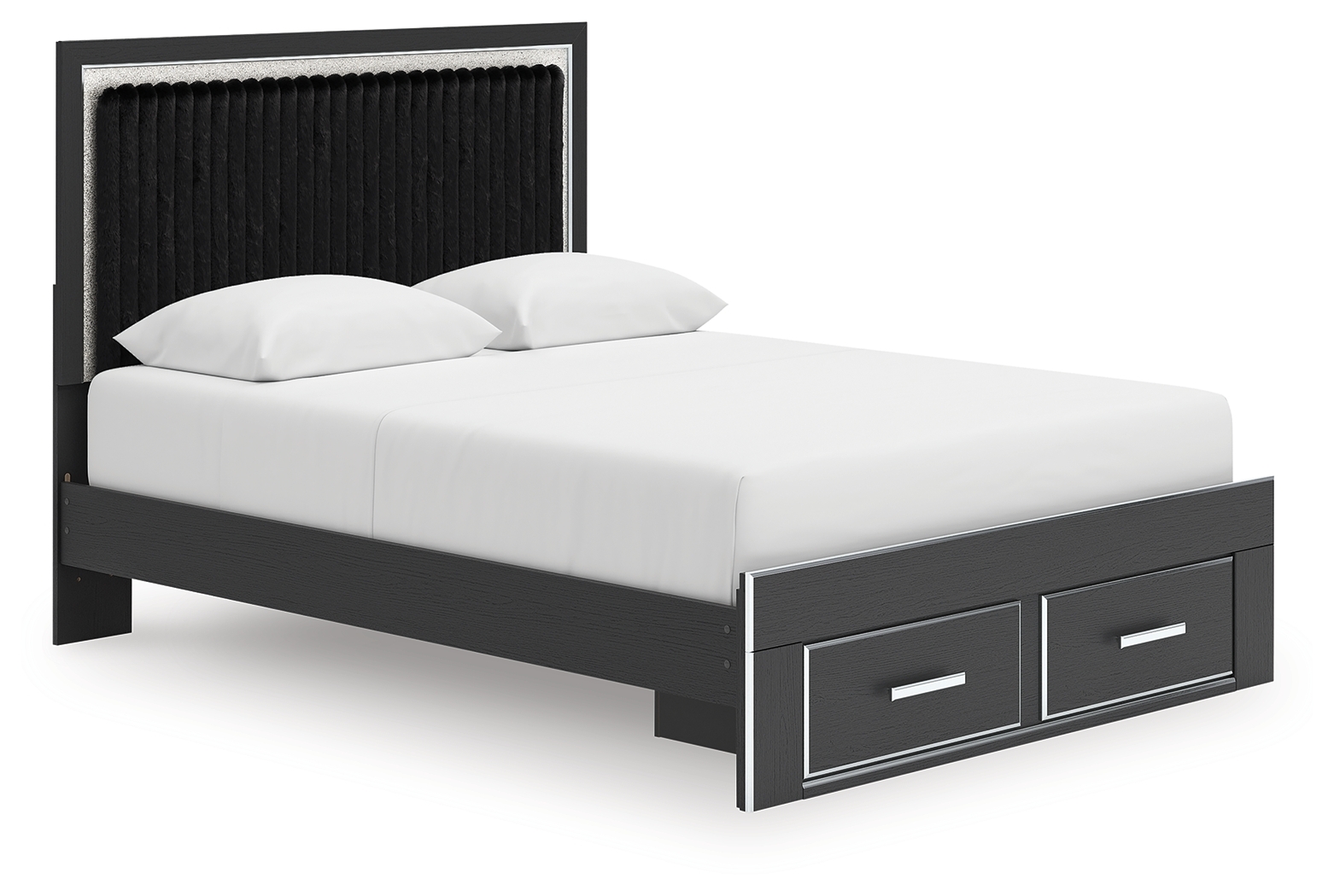 Zuraleus - Upholstered Panel Platform Storage Bed - Image 2