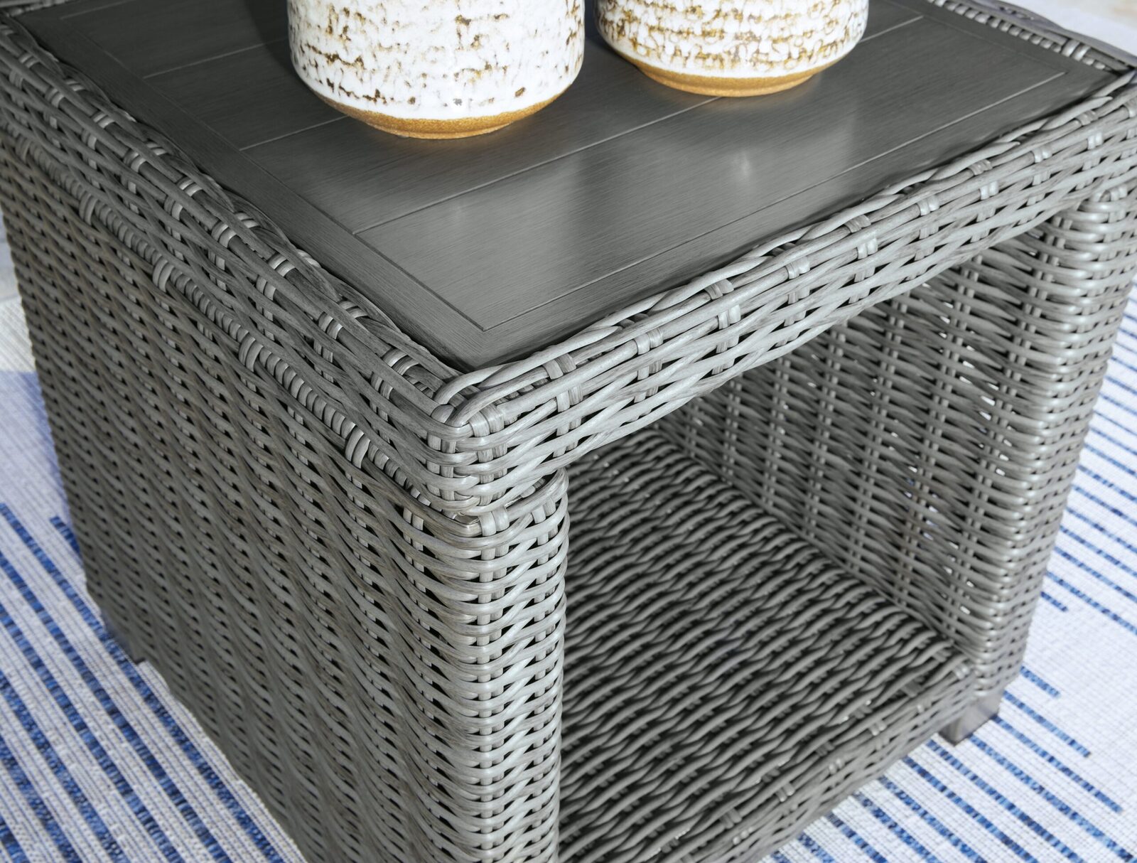 Elite Park - Square End Table - Gray - Image 6