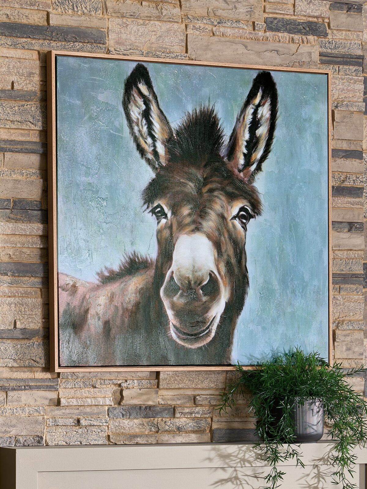 Landerton - Wall Art - Brown / Blue / White - Image 2