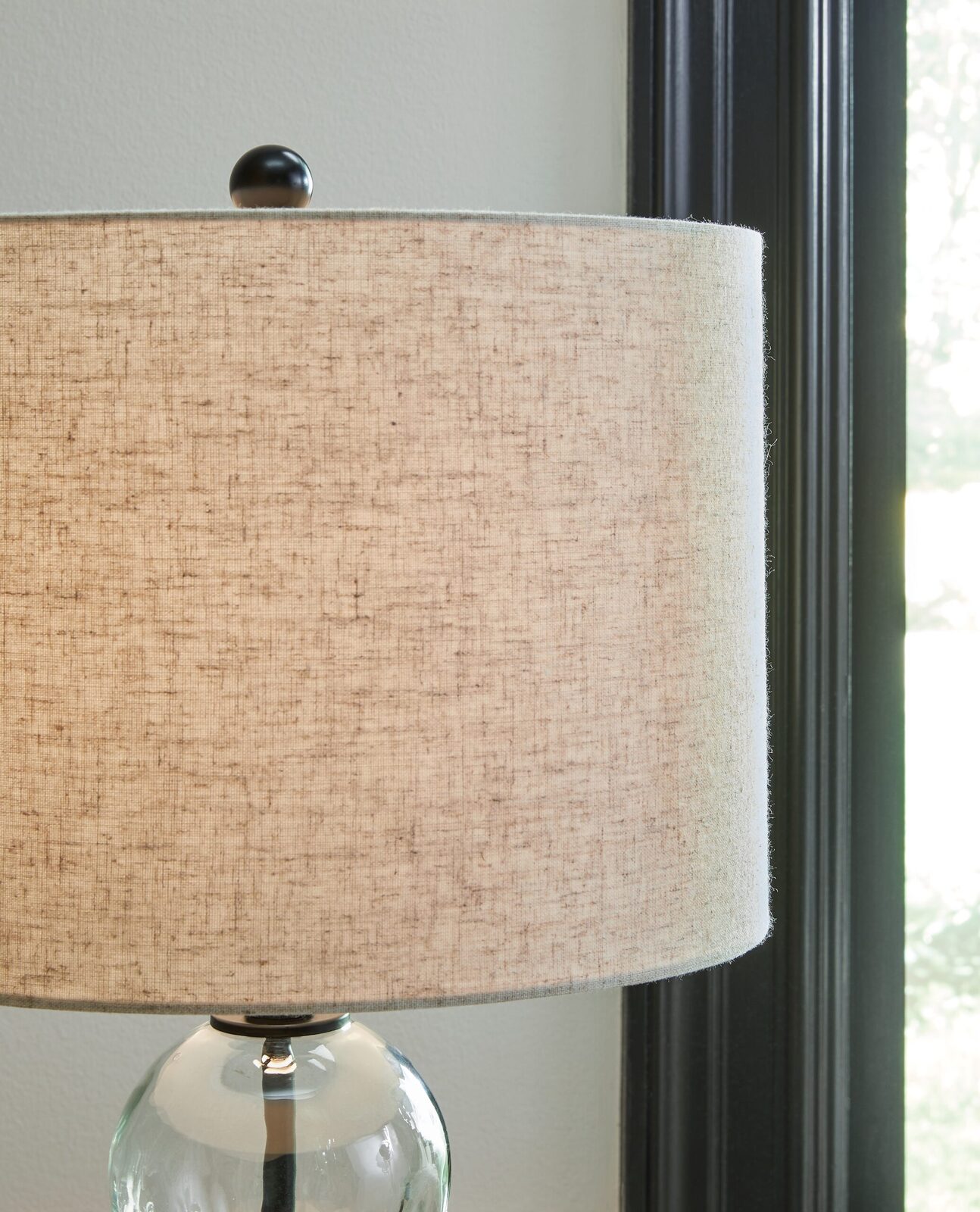 Airbal - Glass Table Lamp (Set of 2) - Clear / Black - Image 3