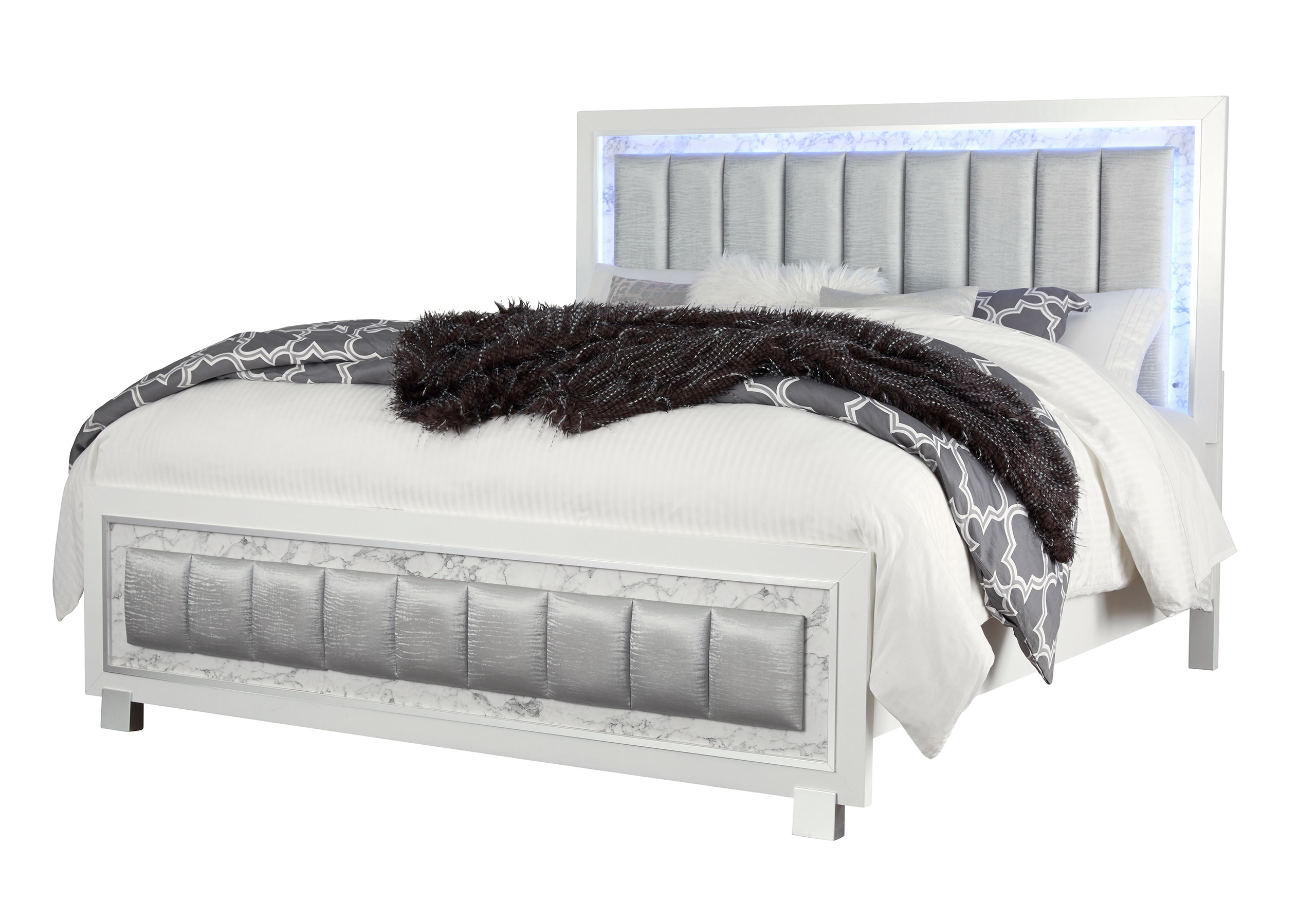 Santorini - Bed - White - Image 3