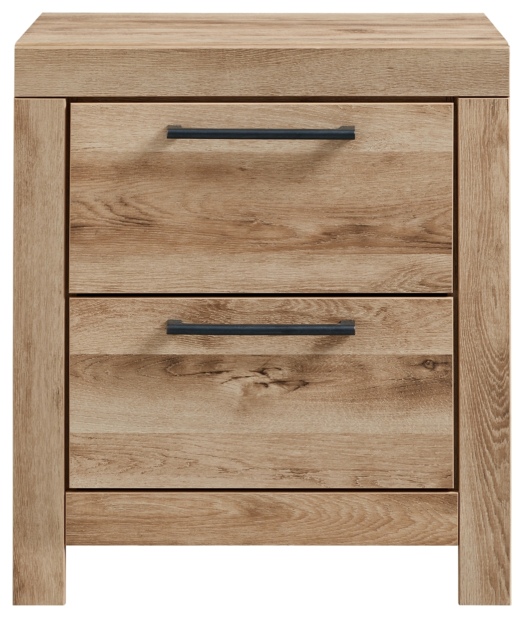Hyanna - Two Drawer Night Stand - Tan Brown - Image 4