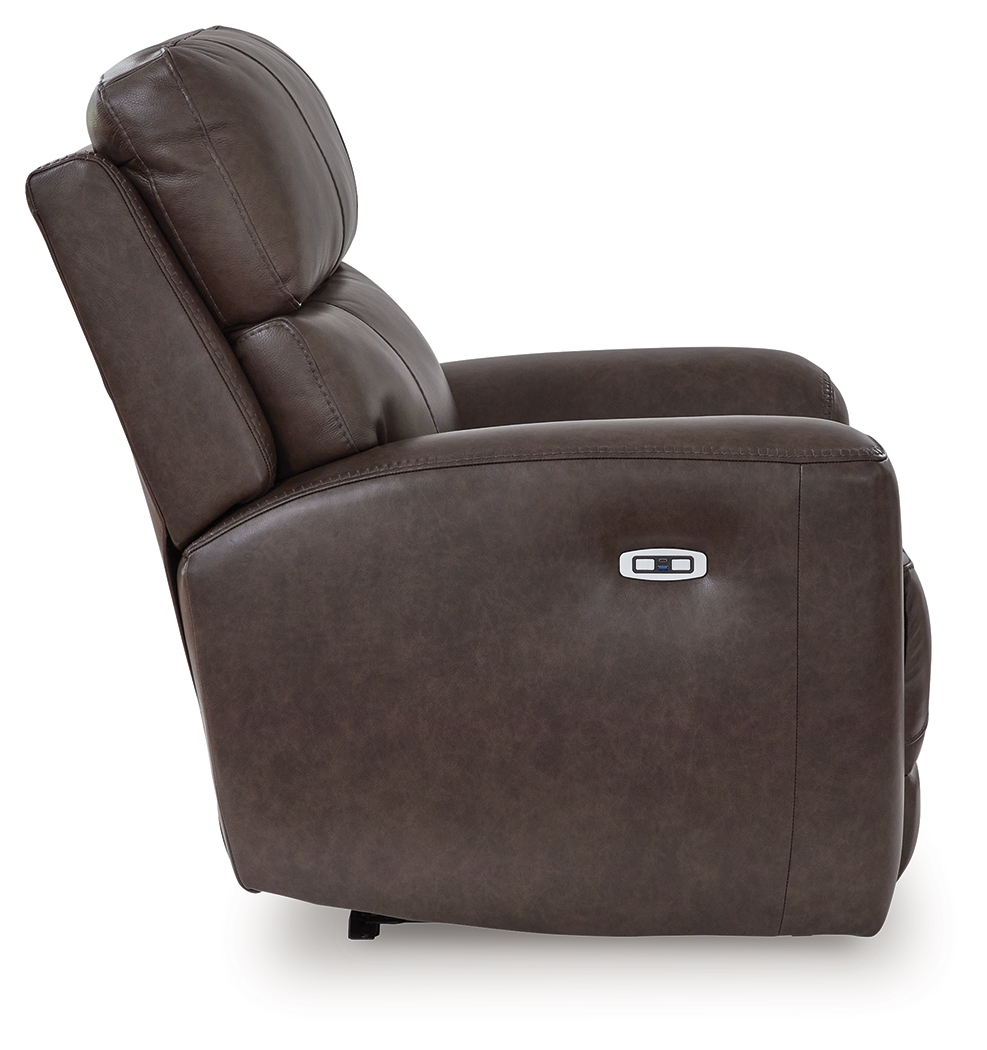 Crossplex - Power Recliner / Adjustable Headrest - Smoke - Image 5