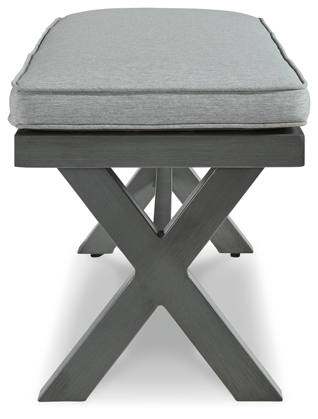Elite Park - Bench With Cushion - Gray - Image 4