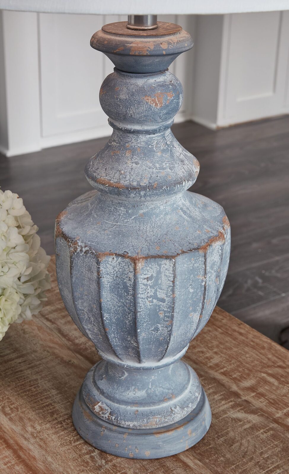 Cylerick - Terracotta Table Lamp - Antique Blue - Image 4