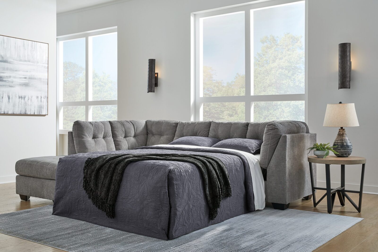 Marleton - Raf Full Sofa Sleeper - Gray