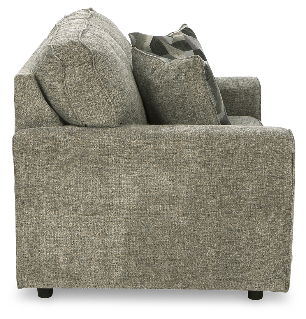 Cascilla - 2 Pc. - Sofa, Loveseat - Pewter - Image 7