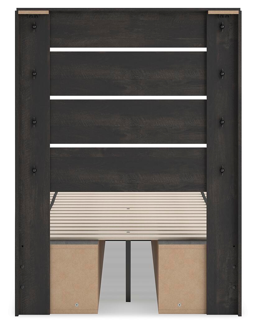 Hollivern - Panel Bed With Storage - Image 8