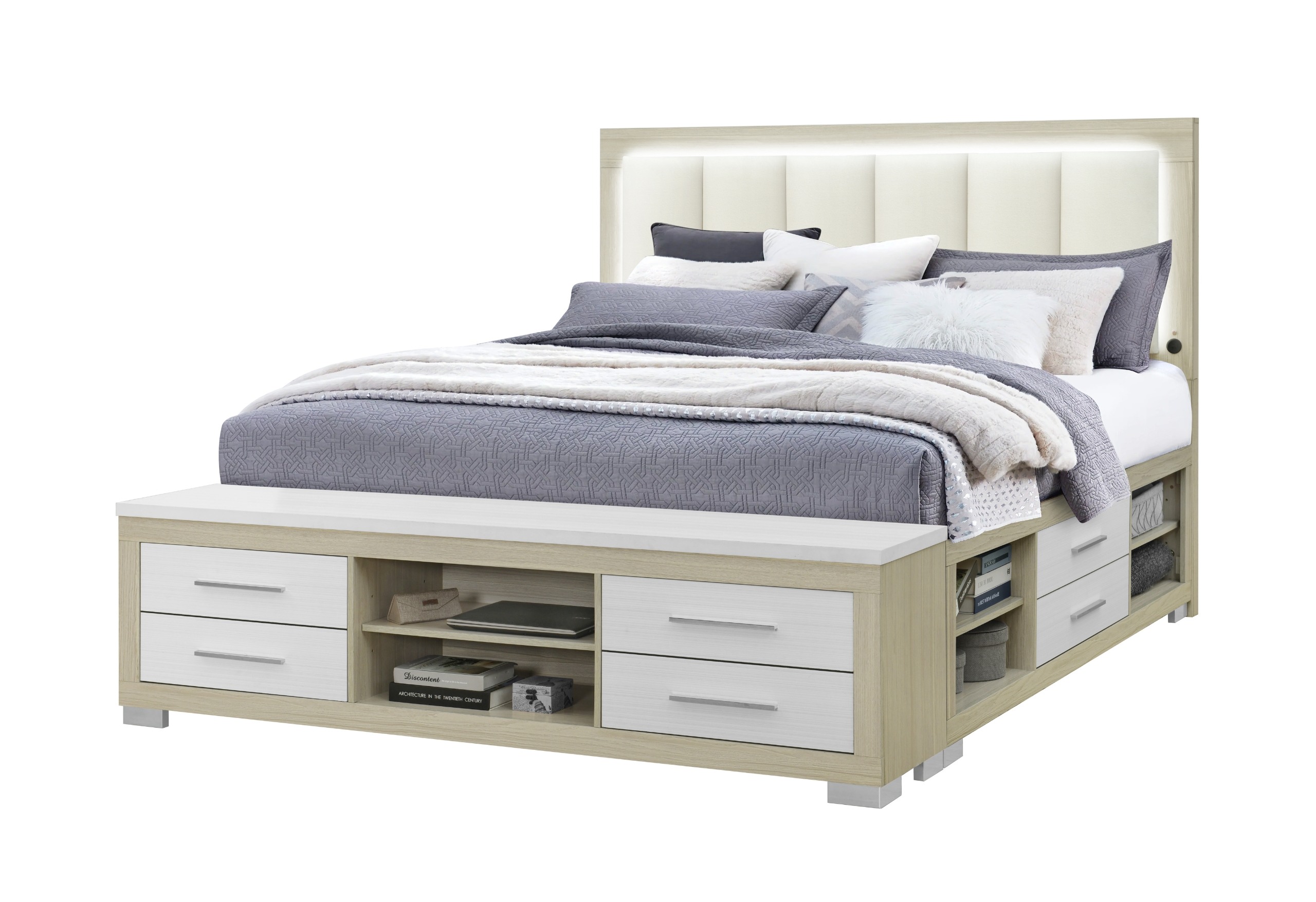 Emma - Bed With LED And USB - Image 10
