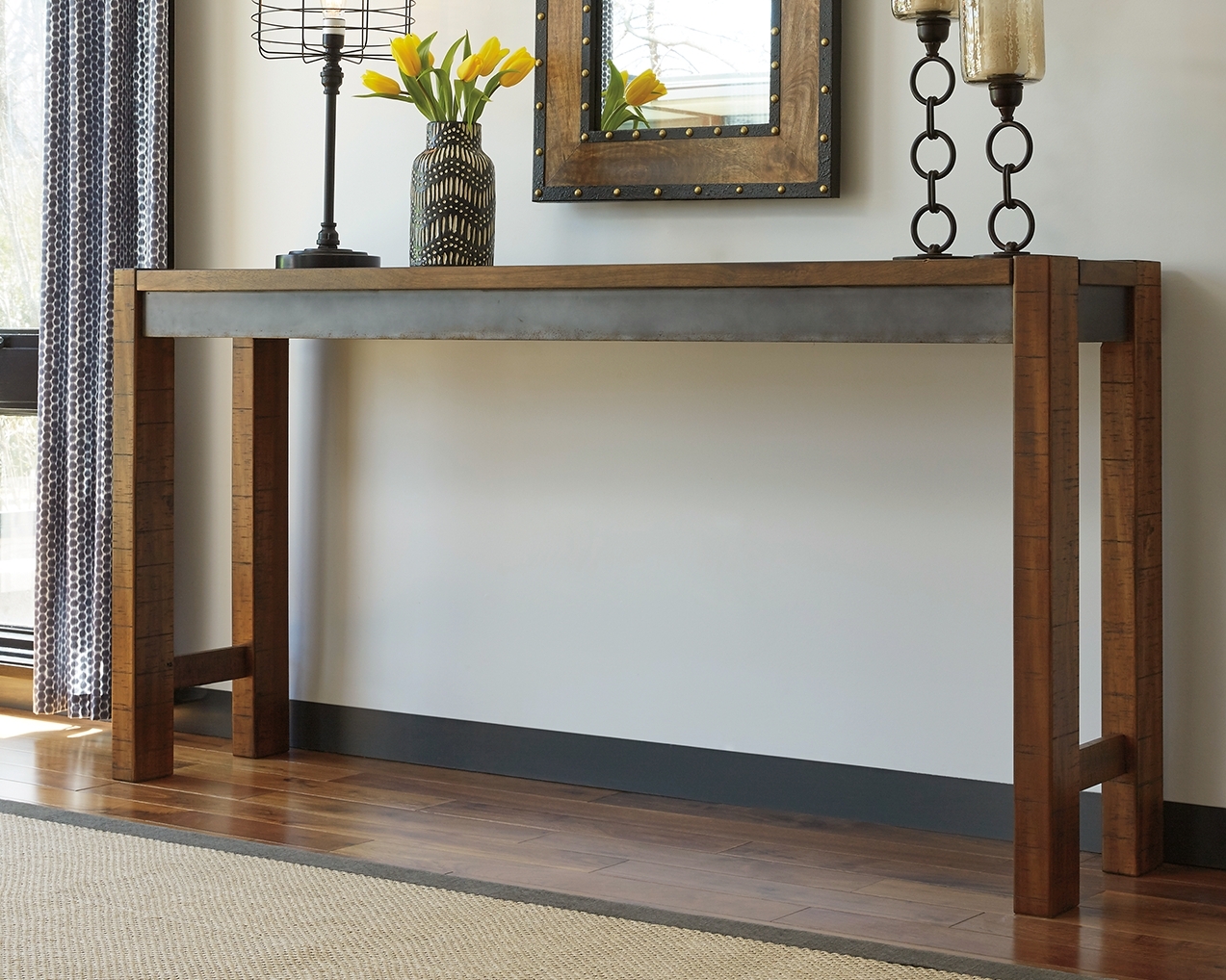 Torjin - Long Counter Table - Dark Brown - Image 2