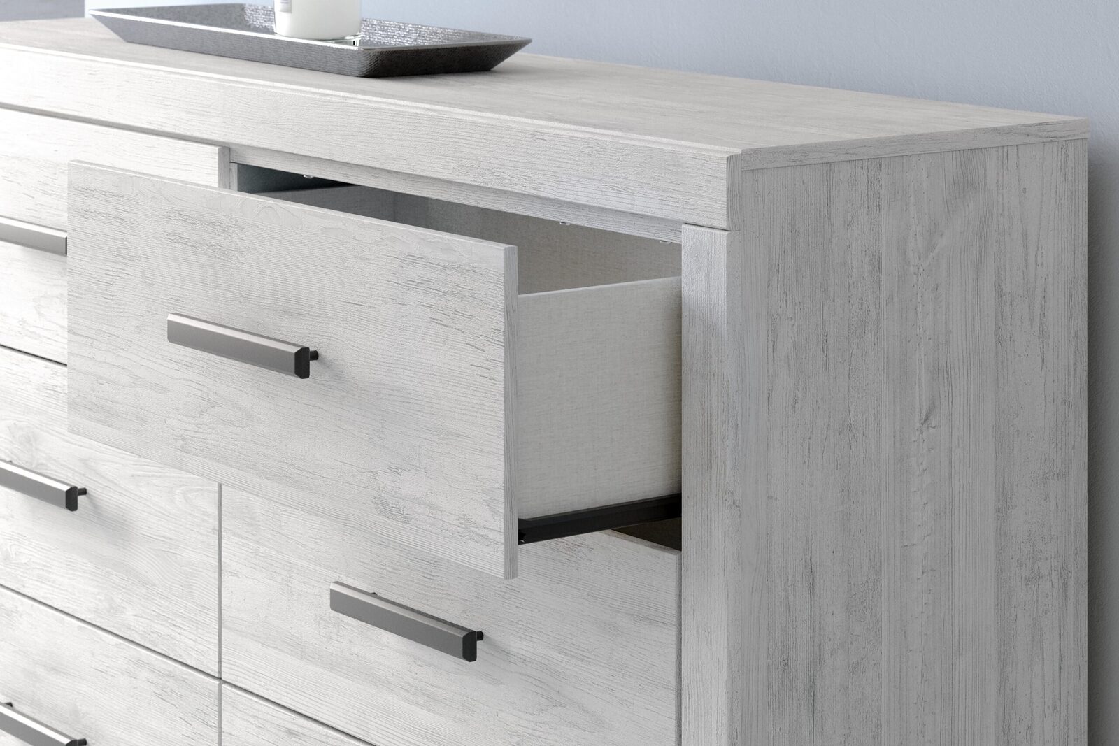 Cayboni - Six Drawer Dresser - Whitewash - Image 10
