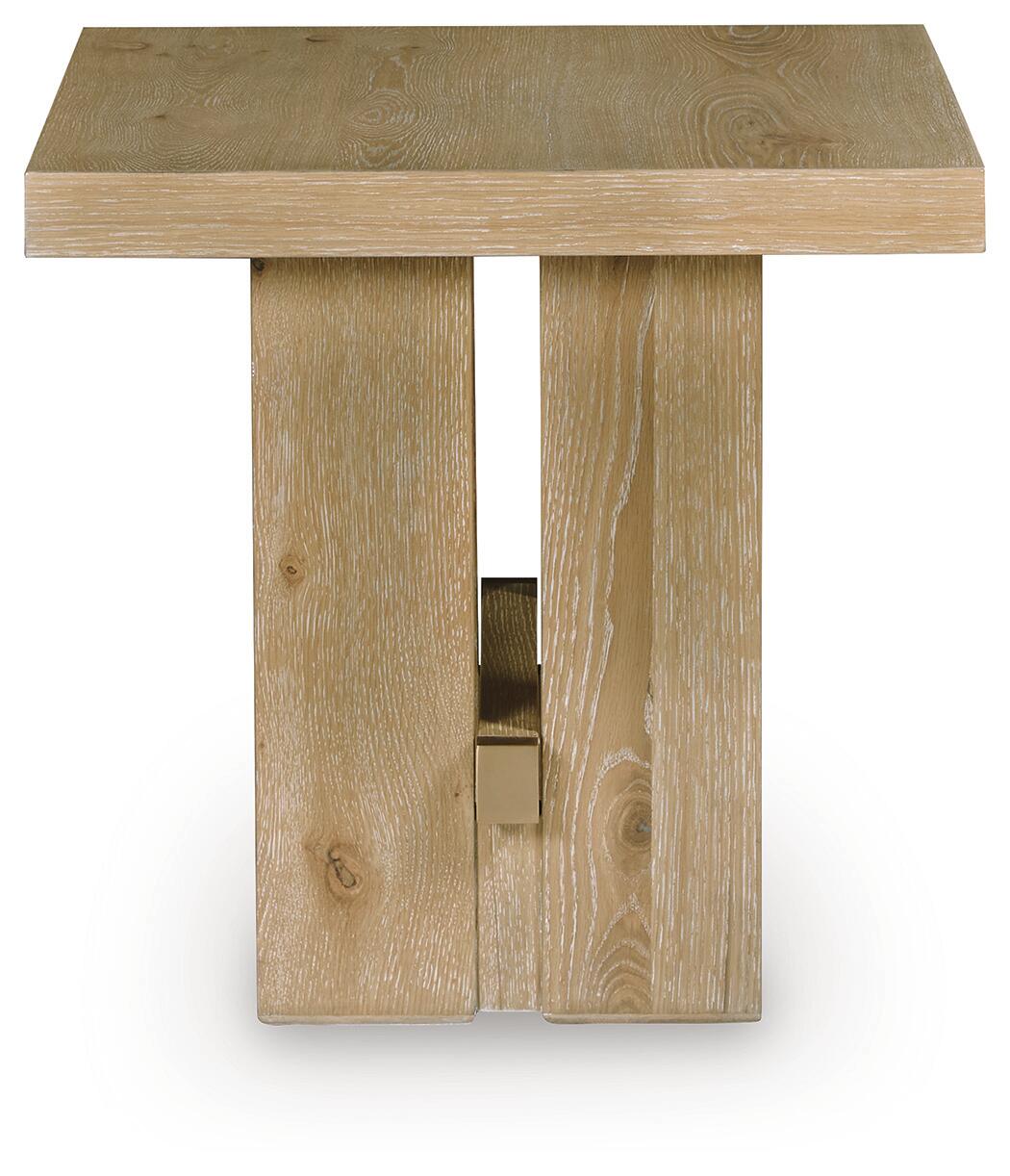 Crendlin - Rectangular End Table - Light Brown - Image 6