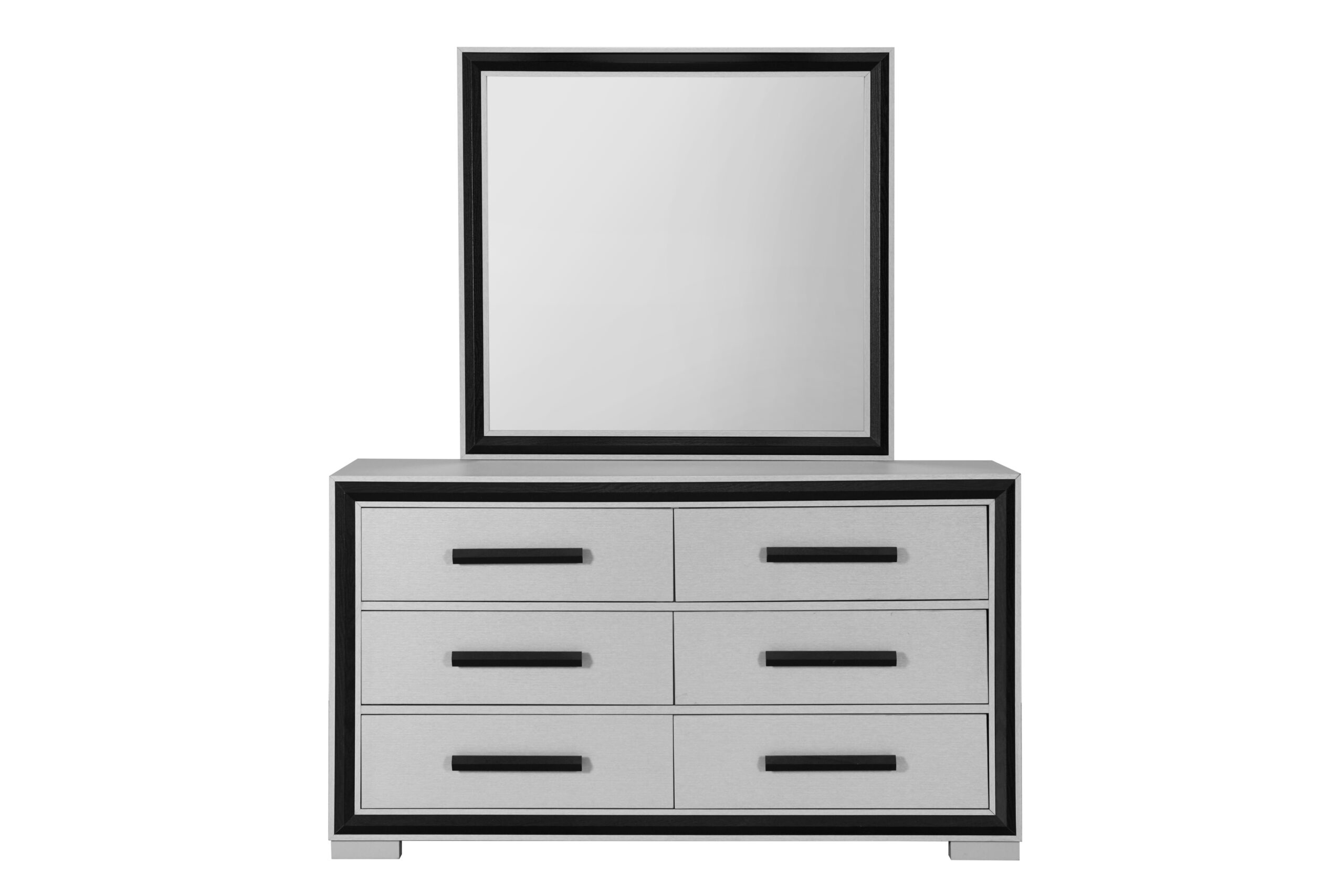 Amelia - 5 Piece Full Bedroom Set With LED, Cooler And Speaker - Black / Gray - Image 3