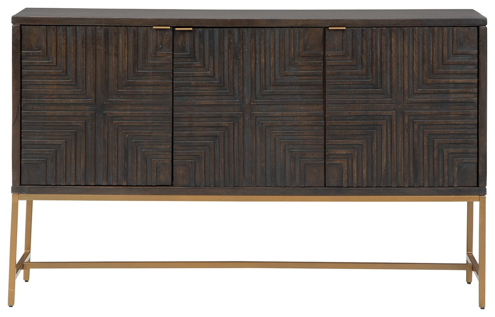 Elinmore - Accent Cabinet - Brown / Gold Finish - Image 3