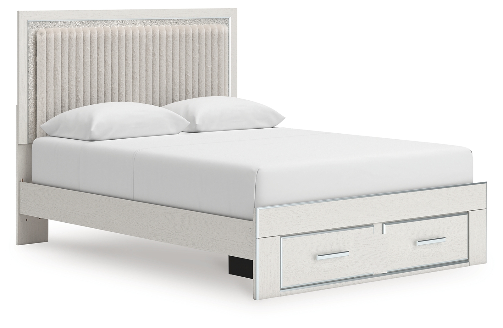 Zuraleus - Upholstered Panel Platform Storage Bed - Image 3