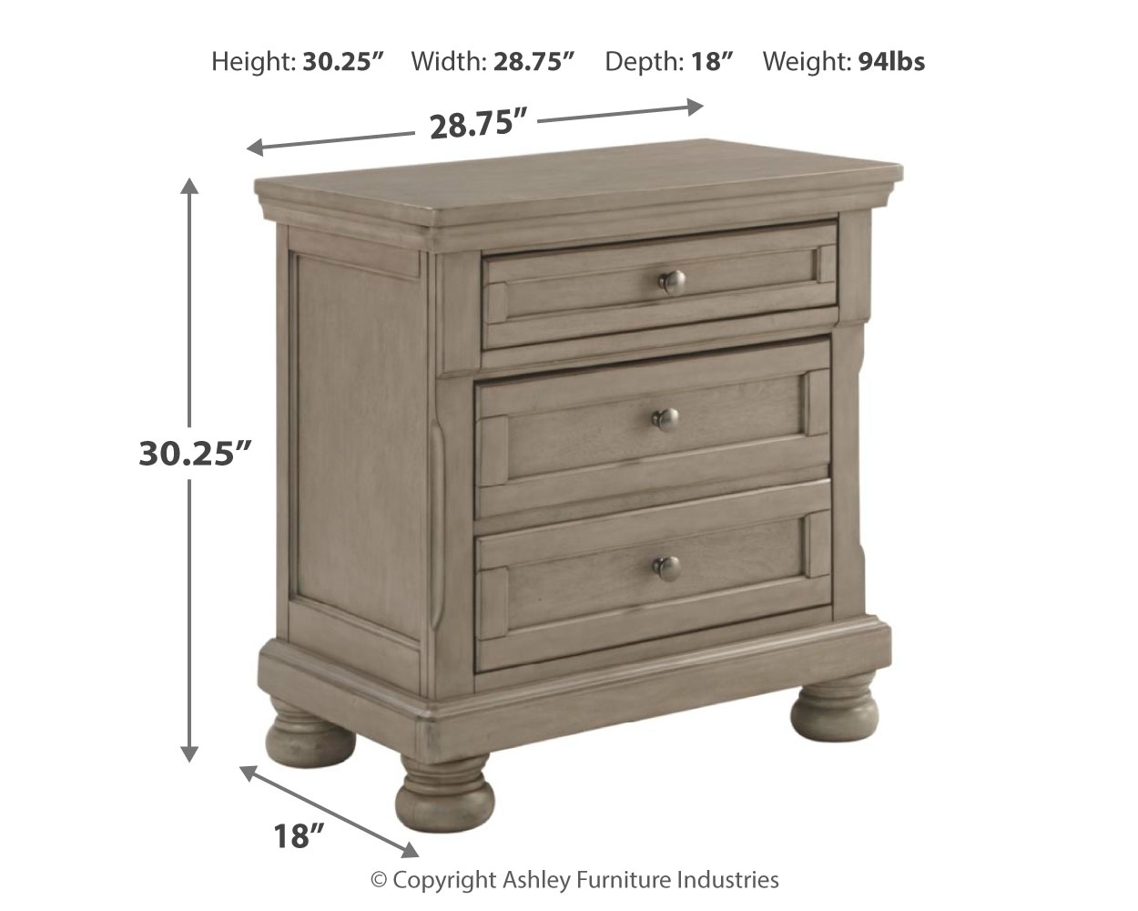 Lettner - Nightstand - Image 4